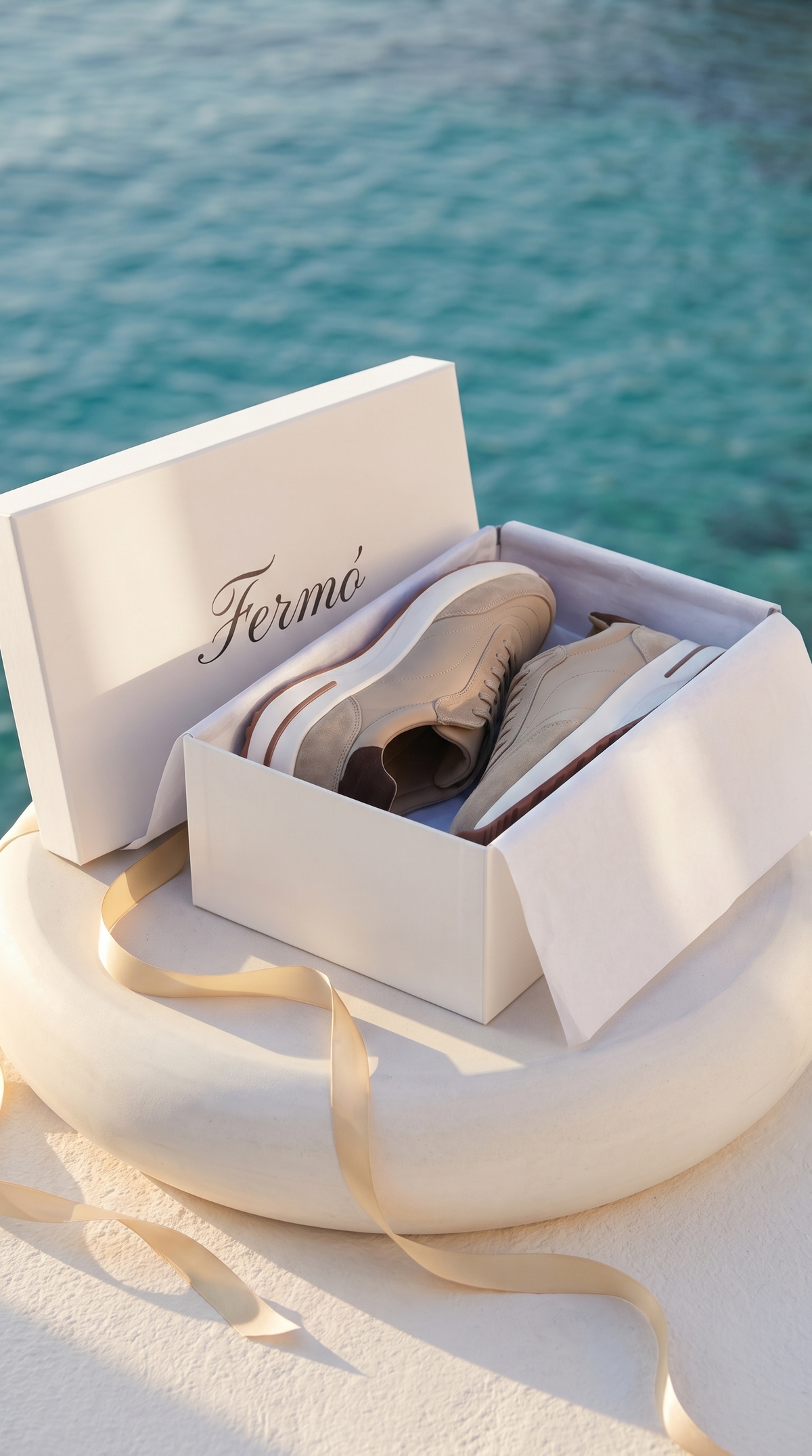 Portofino Sneaker Suede Beige
