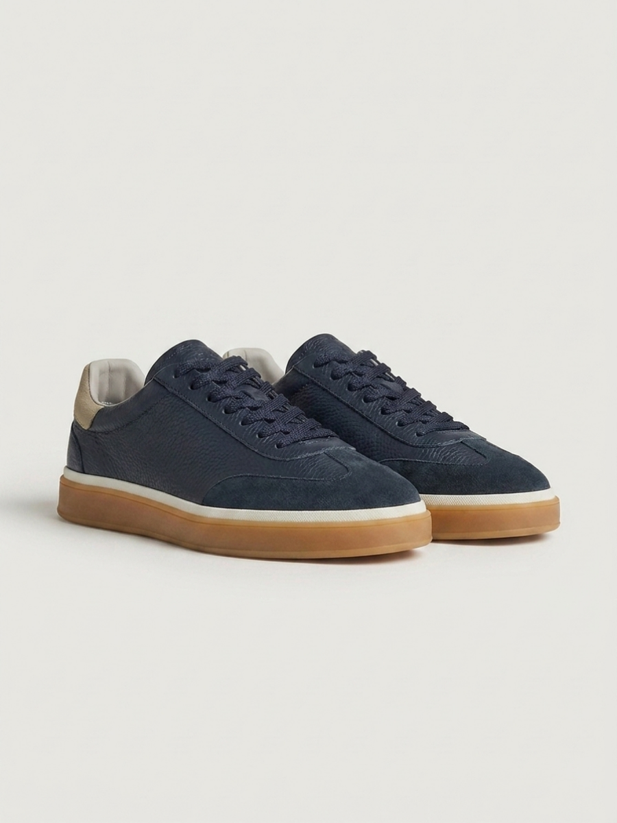 Navy Leather Corso Trainer