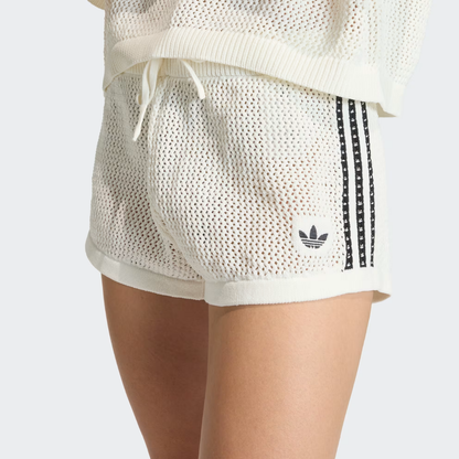 Crochet Jacket and Shorts Set