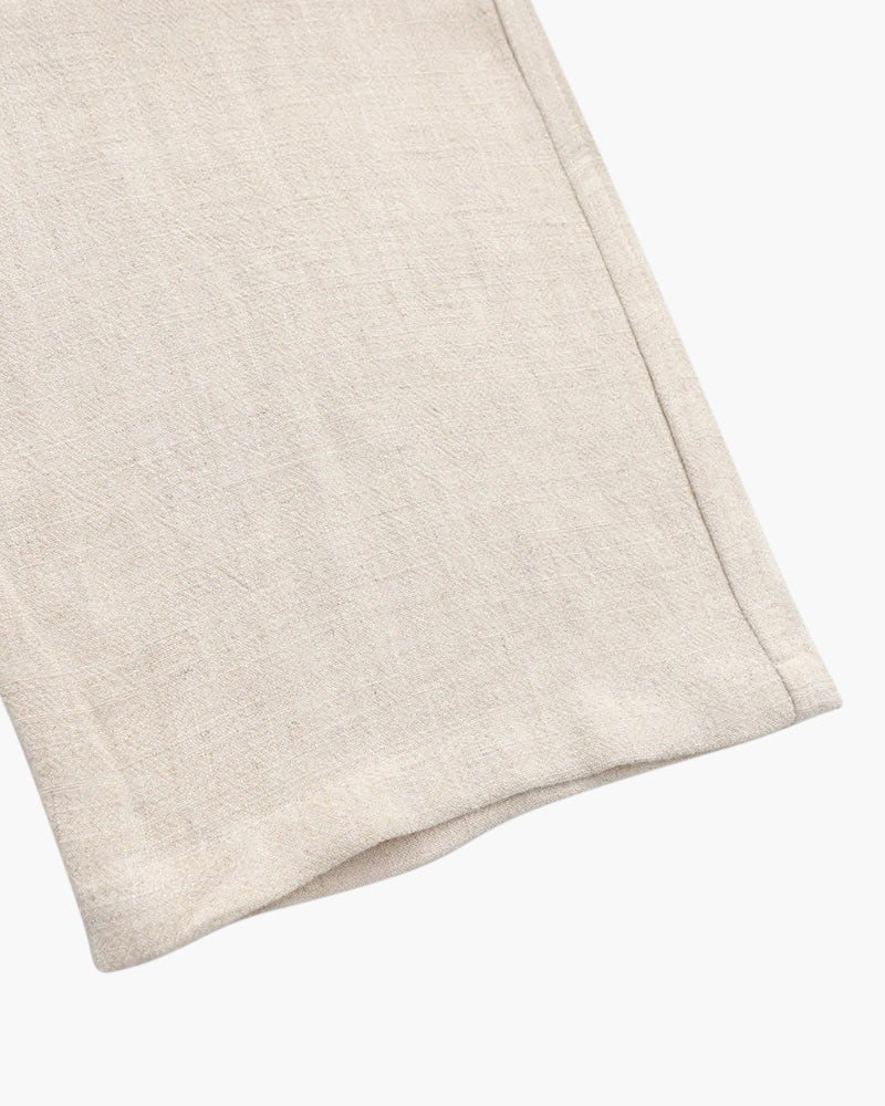 Relaxed Linen Drawstring Pants
