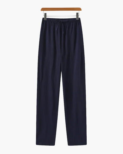 Relaxed Linen Drawstring Pants