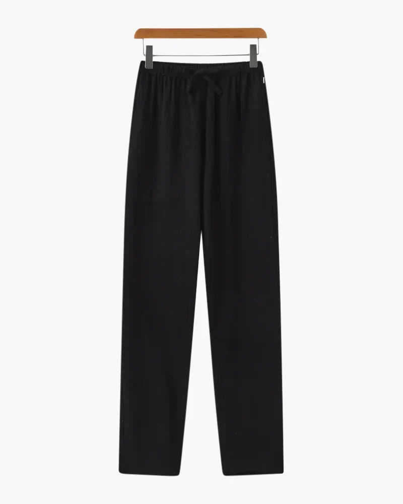 Relaxed Linen Drawstring Pants