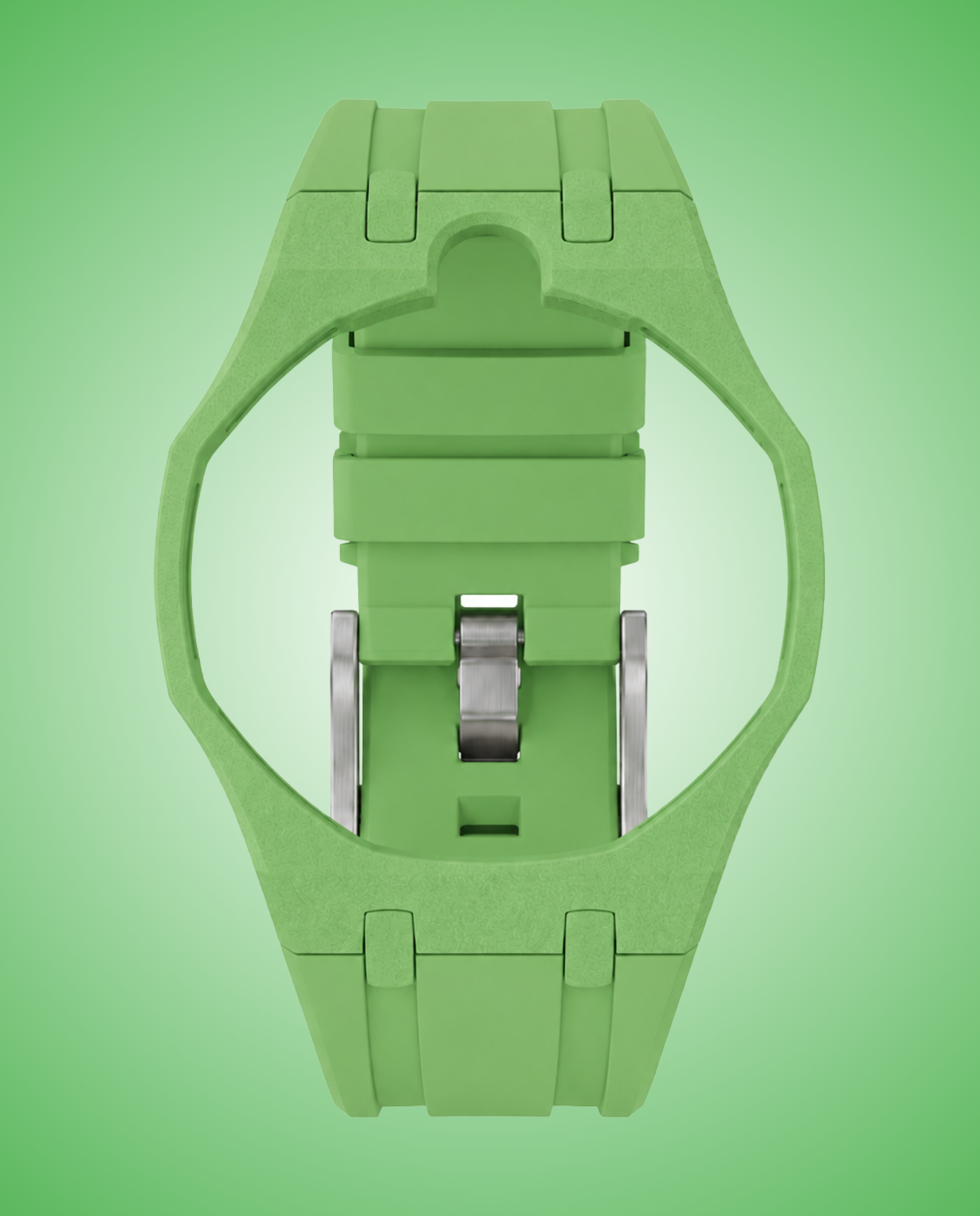 Silicone Bracelet - GREEN EIGHT | CONTRAST