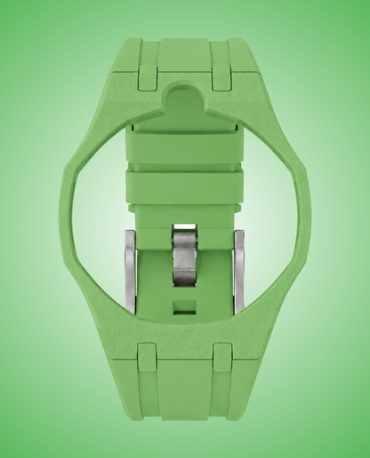 Silicone Bracelet - GREEN EIGHT | CONTRAST