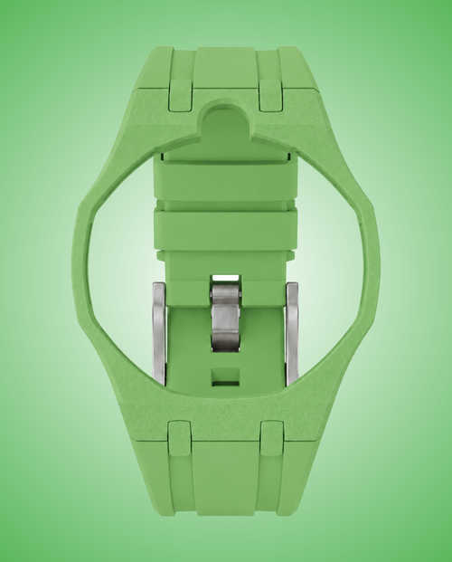 Silicone Bracelet - GREEN EIGHT | CONTRAST