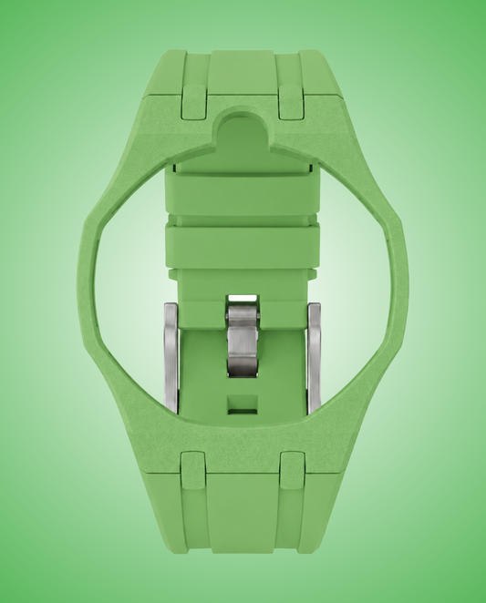 Silicone Bracelet - GREEN EIGHT | CONTRAST