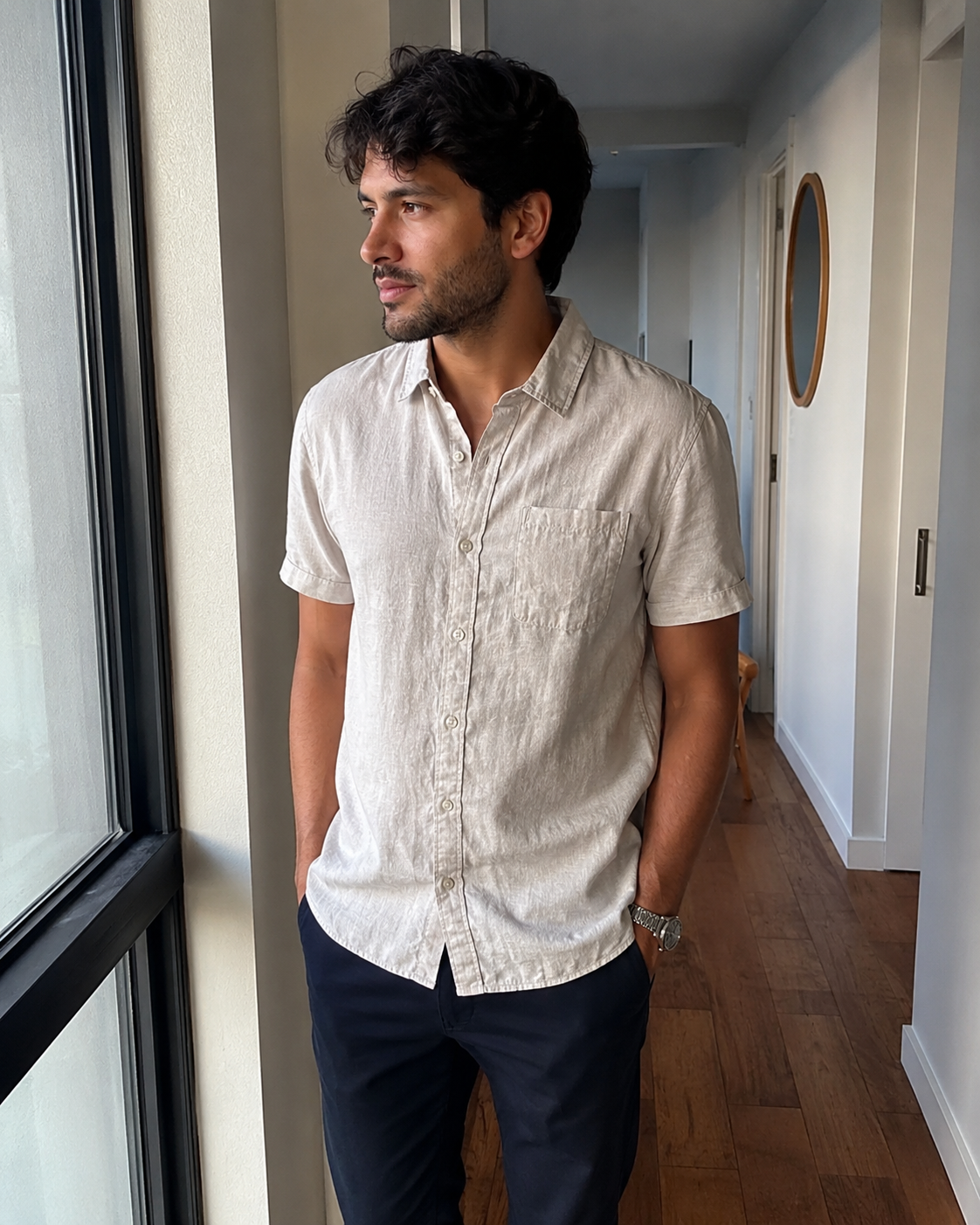 Coastal Linen Short Sleeve Shirt