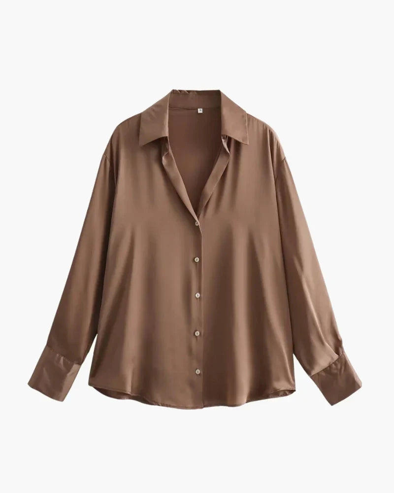 Vernier Éclat Satin Blouse