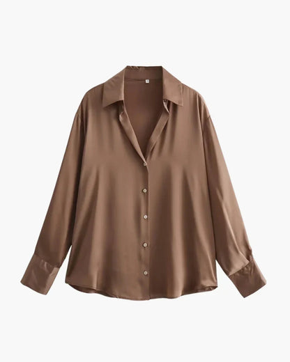 Vernier Éclat Satin Blouse