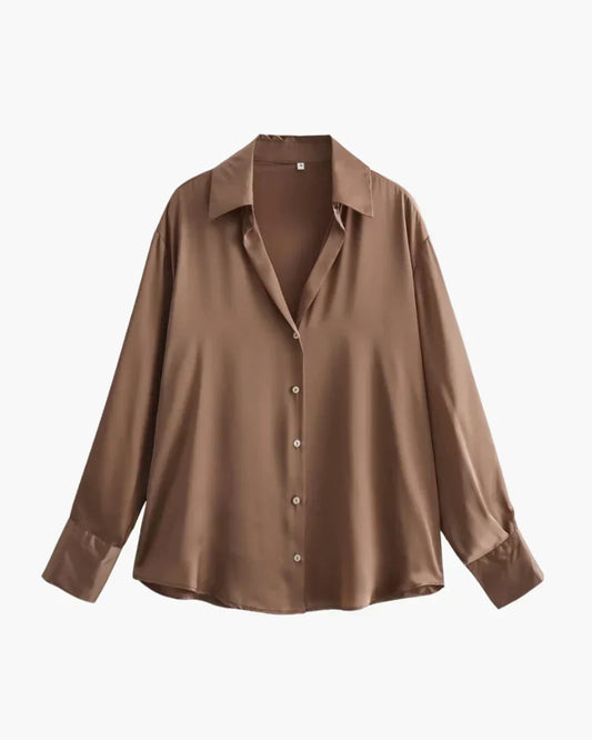 Vernier Éclat Satin Blouse