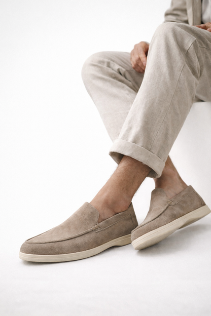 Vernier Monaco Suede Loafers