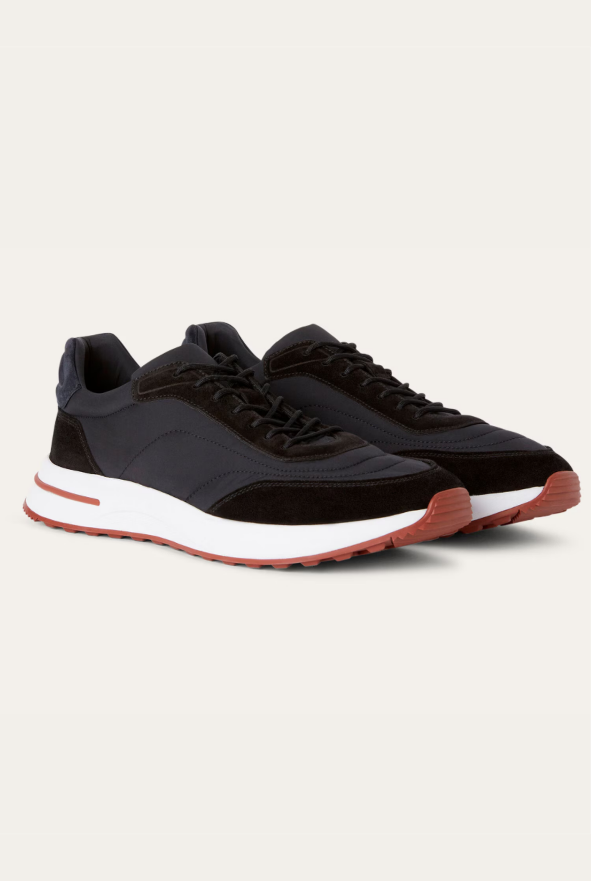 Portofino Sneaker Suede Black