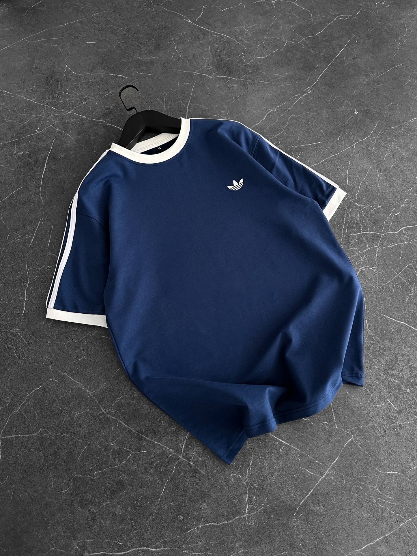 Heritage Stripe Tee - Midnight Navy
