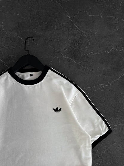 Heritage Stripe Tee - Ivory
