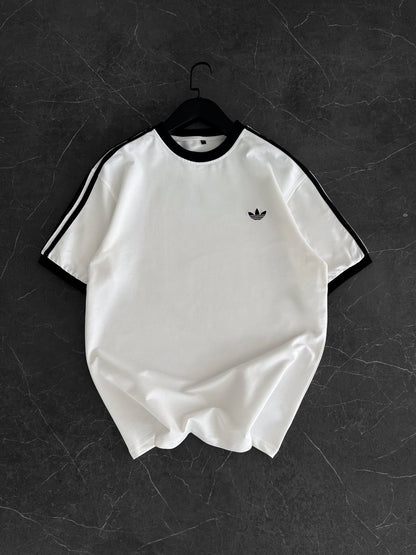 Heritage Stripe Tee - Ivory